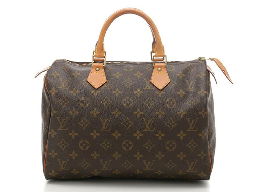 Louis Vuitton Speedy Monogram Leather Brown